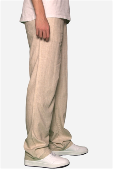 GRUNT Allan Linen Pants - Sand